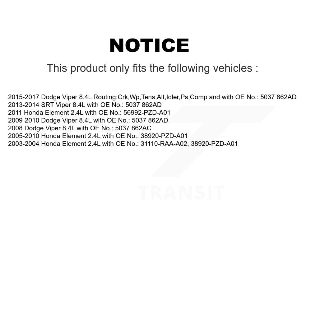 Bando - BAN-7PK1765 - Accessory Drive Accessory Drive Belt image 2