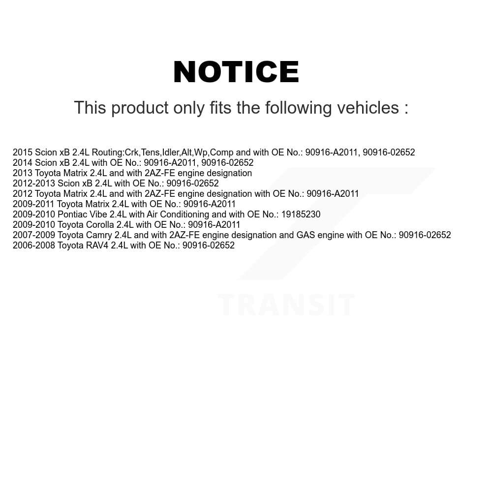 Bando - BAN-7PK1905 - Water Pump, Alternator, Air Conditioning and Power Accessory Drive Belt image 2