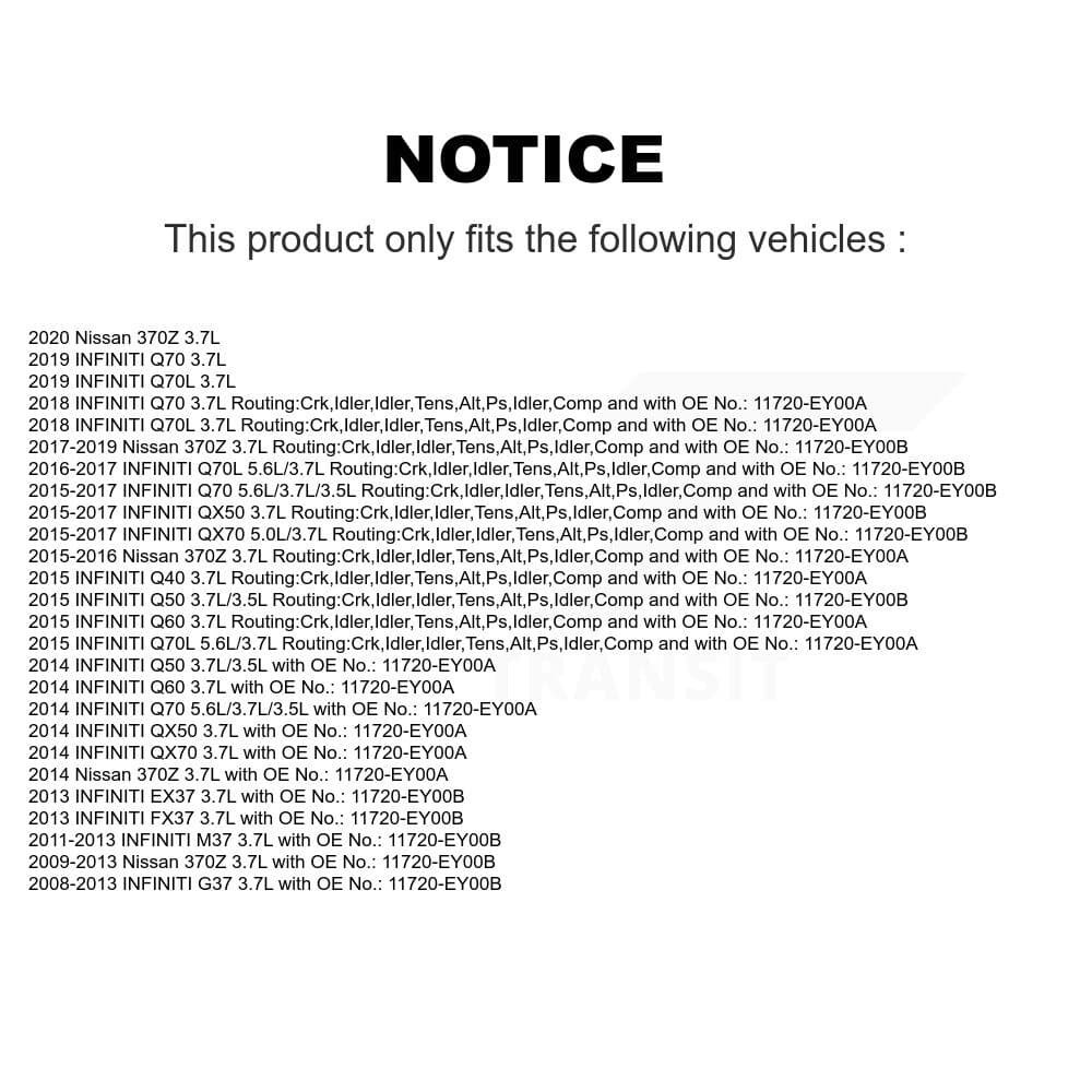 Bando - BAN-7PK2020A - Air Conditioning, Alternator and Power Steering Accessory Drive Belt image 2