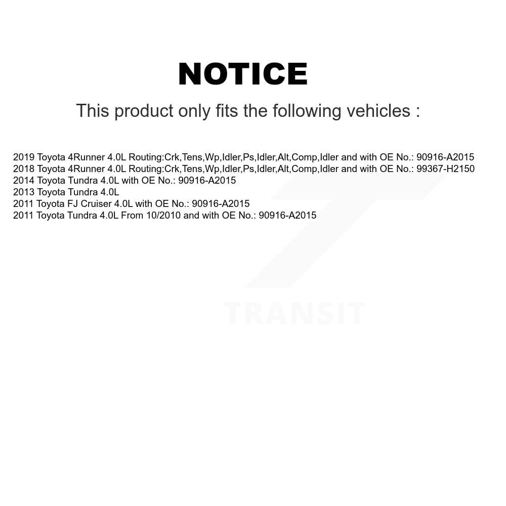 Bando - BAN-7PK2150 - Water Pump, Alternator, Air Conditioning and Power Accessory Drive Belt image 2