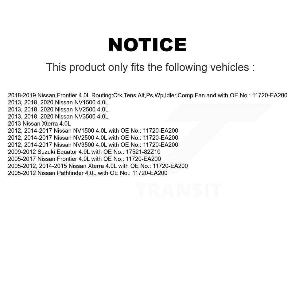 Bando - BAN-7PK2217 - Accessory Drive Accessory Drive Belt image 2