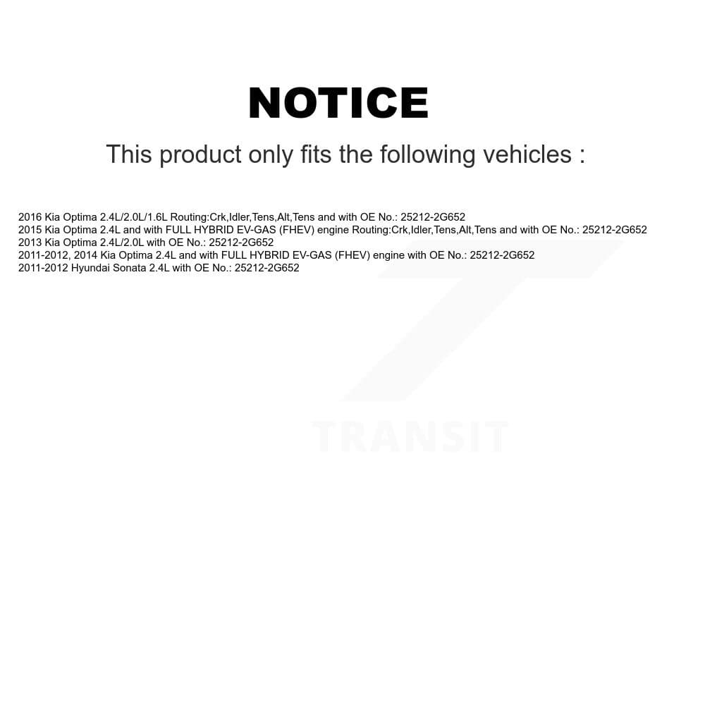 Bando - BAN-7PK970 - Alternator Accessory Drive Belt image 2