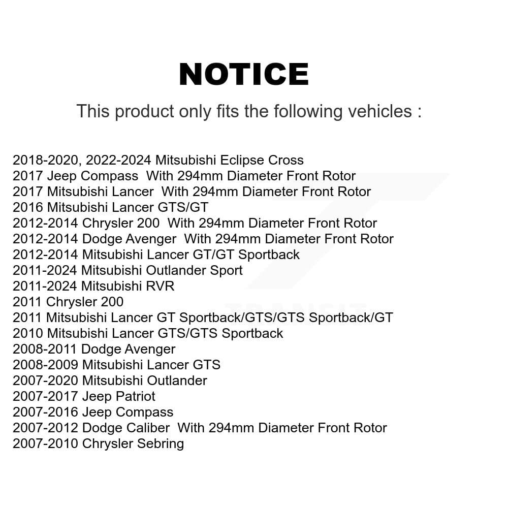 Genius - GCR-780459 - Front Disc Brake Rotor image 14