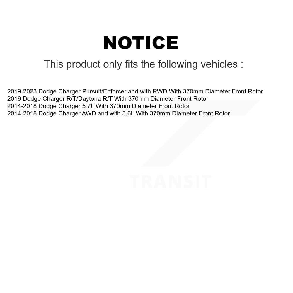 Genius - GCR-781774 - Front Disc Brake Rotor image 14