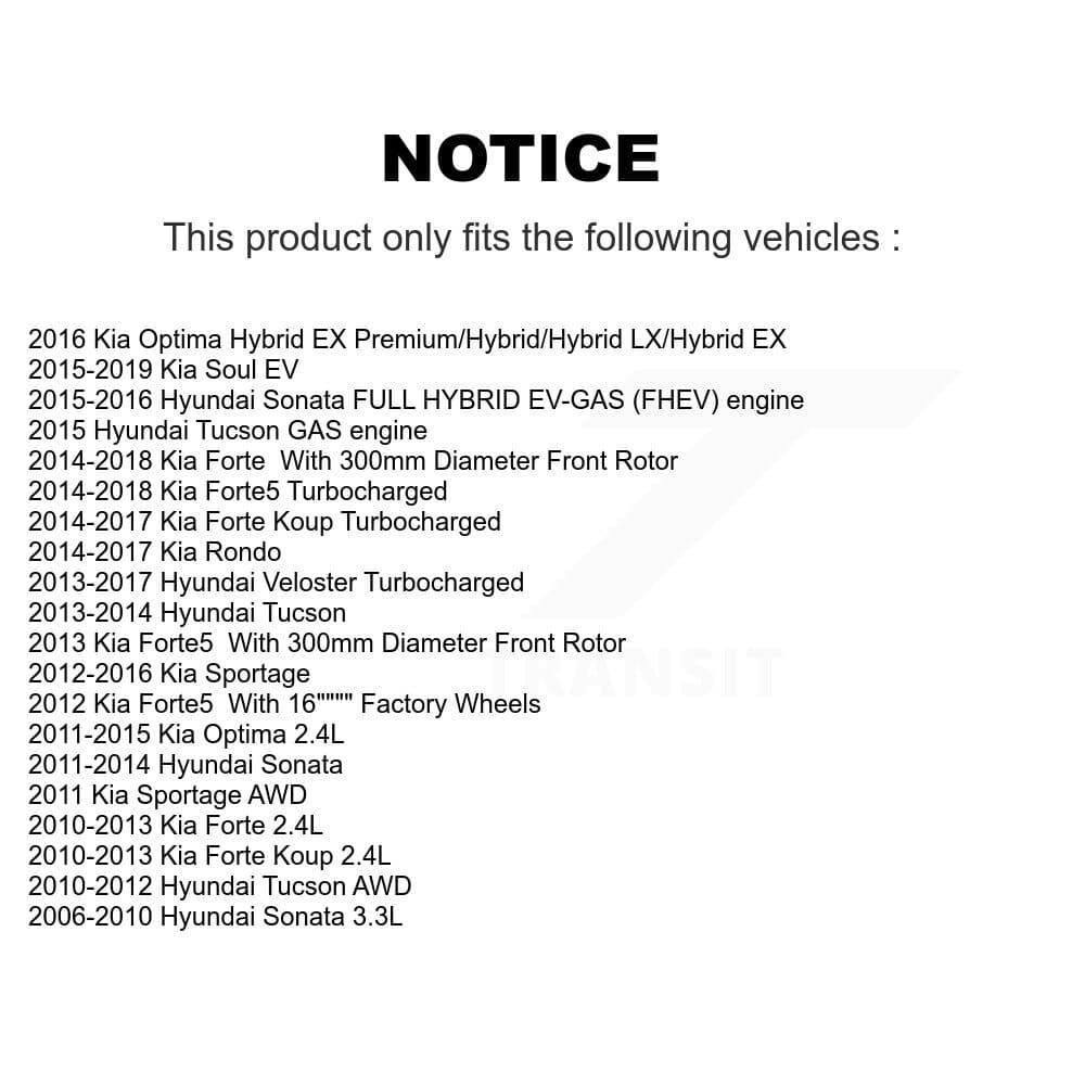Genius - GCR-980460 - Front Disc Brake Rotor image 14