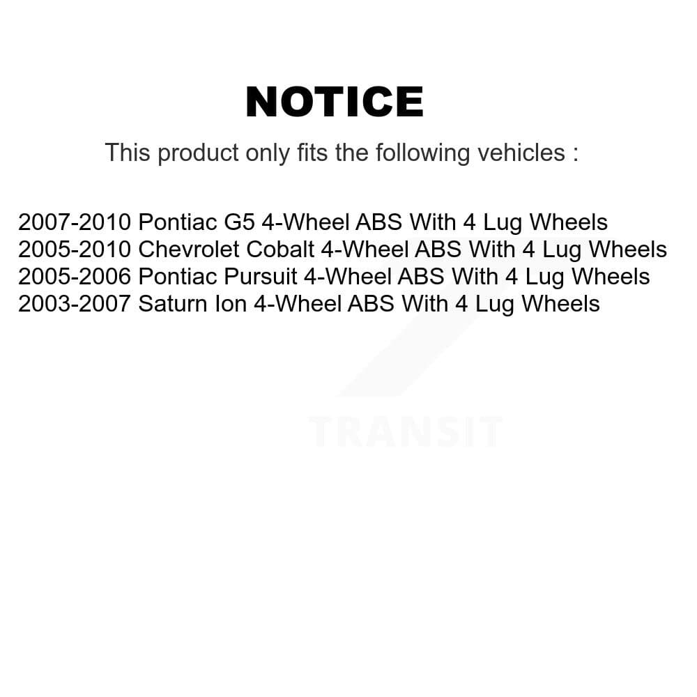 Kugel - K70-100282 - Front Wheel Bearing and Hub Assembly Kits image 11