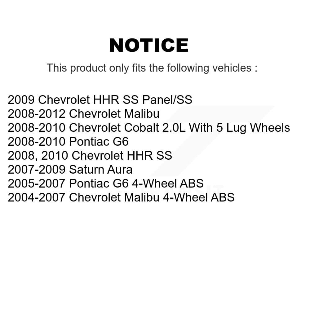 Kugel - K70-100289 - Front Wheel Bearing and Hub Assembly Kits image 11