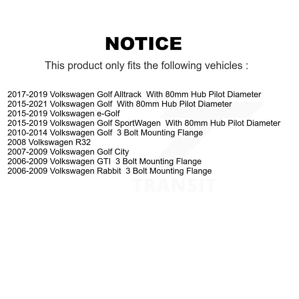 Kugel - K70-100317 - Front Wheel Bearing and Hub Assembly Kits image 11