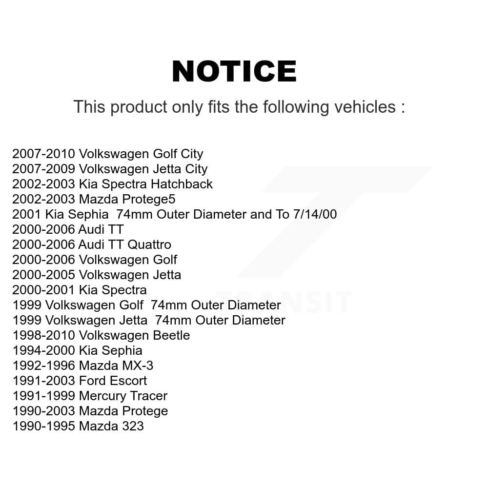Kugel - K70-100490 - Front Wheel Bearing Kits image 10