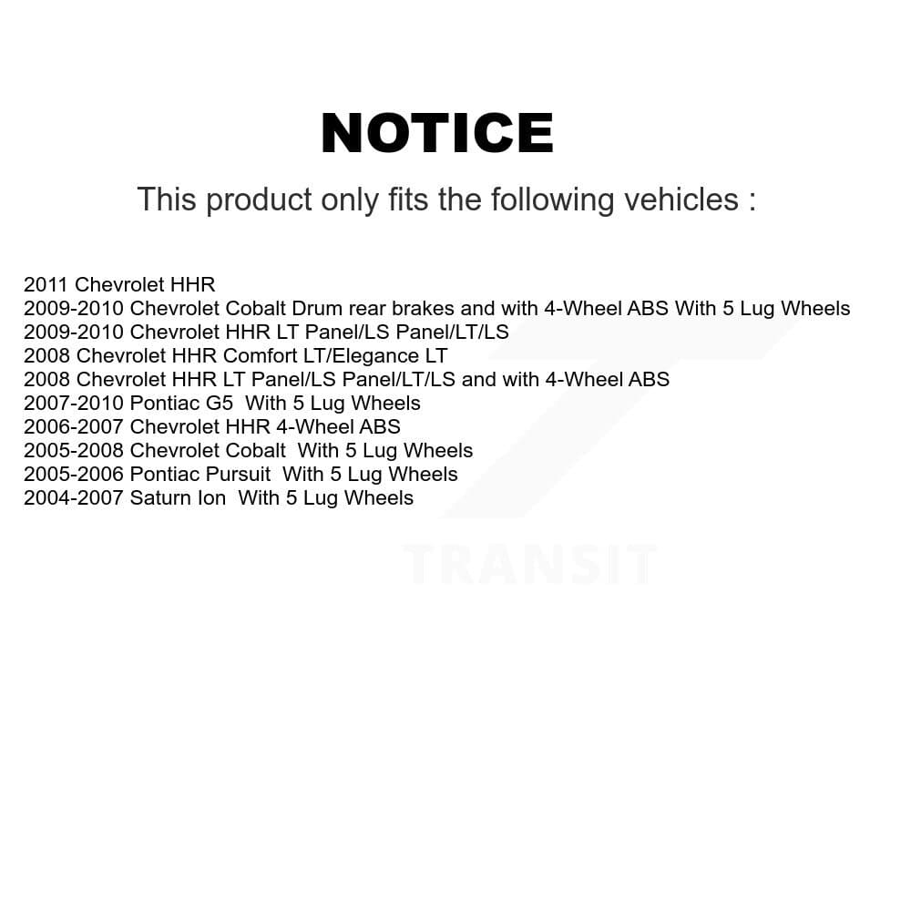 Kugel - K70-100618 - Rear Wheel Bearing and Hub Assembly Kits image 11