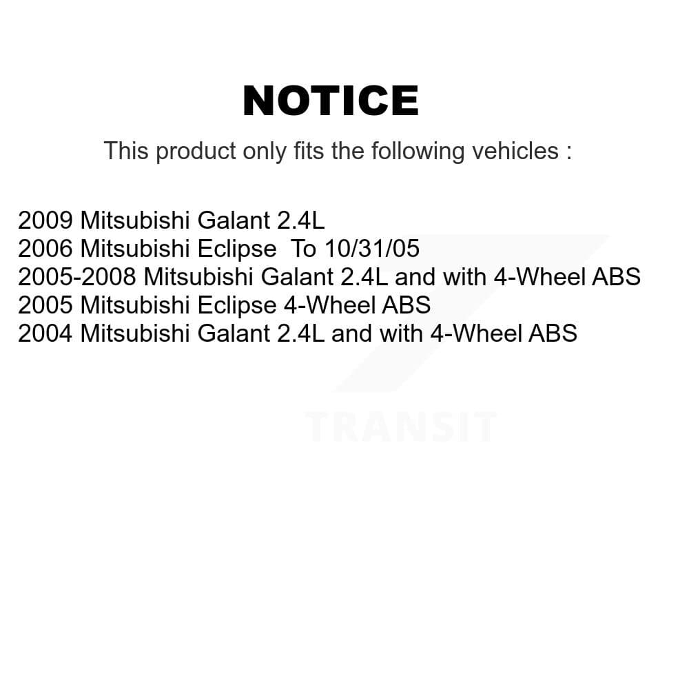 Kugel - K70-101188 - Front and Rear Wheel Bearing and Hub Assembly Kits image 11
