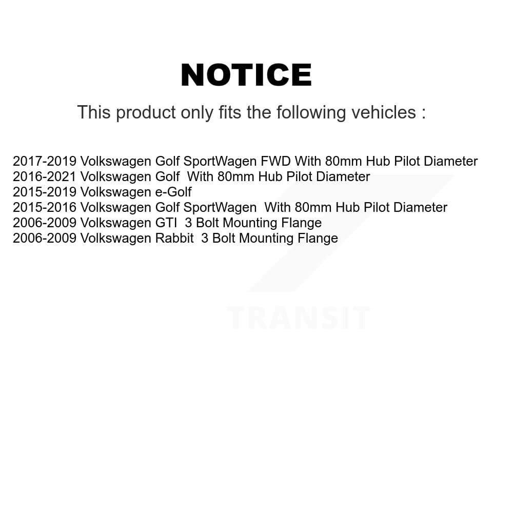 Kugel - K70-101250 - Front and Rear Wheel Bearing and Hub Assembly Kits image 11