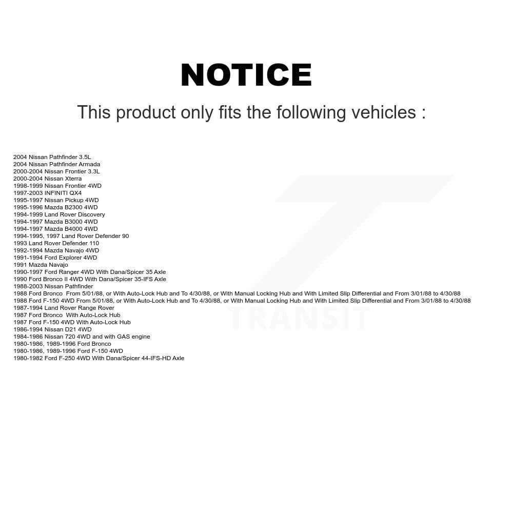 Kugel - K70-101326 - Front Inner Wheel Bearing and Race Set Kits image 10