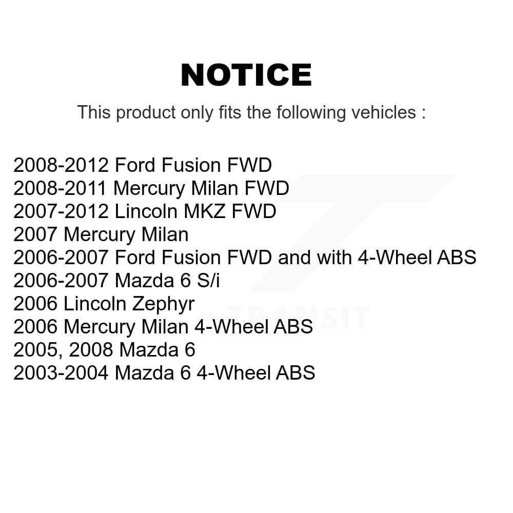 Kugel - K70-101529 - Front and Rear Wheel Bearing Kits image 14