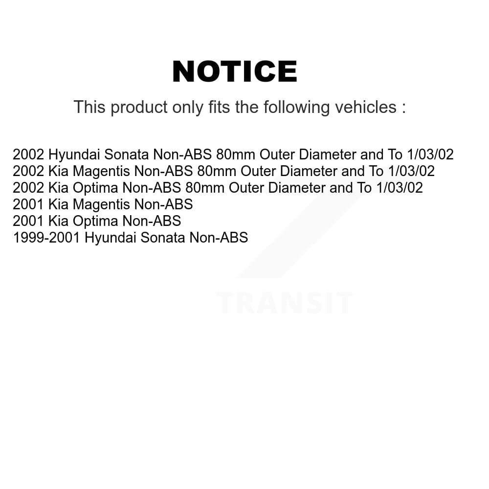 Kugel - K70-101611 - Front and Rear Wheel Bearing Kits image 14