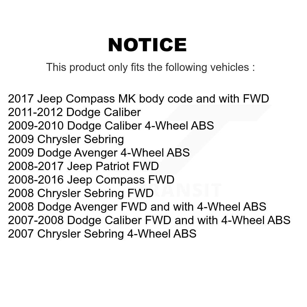 Transit Auto - K7D-101860 - Rear Wheel Bearing and Hub Assembly Kits image 14