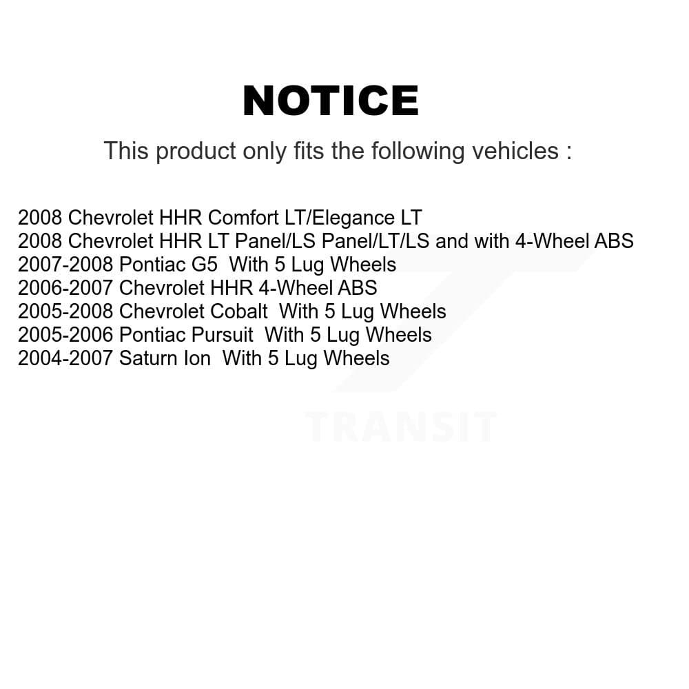 Transit Auto - K7D-101878 - Rear Wheel Bearing and Hub Assembly Kits image 14