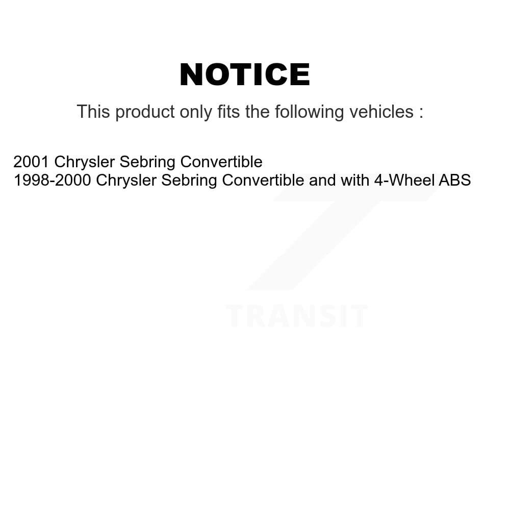 Transit Auto - K7D-101936 - Rear Wheel Bearing and Hub Assembly Kits image 14