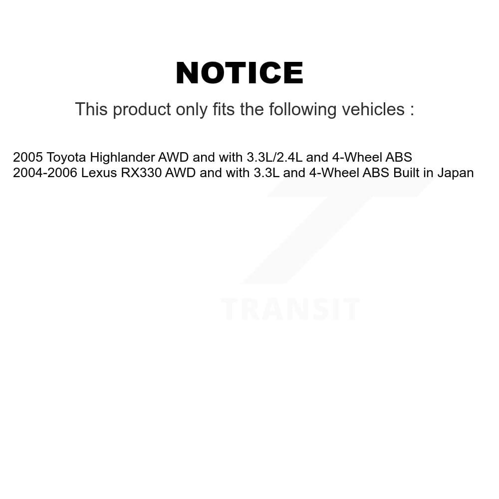 Kugel - K7S-100622 - Rear Wheel Bearing and Hub Assembly Kits image 11