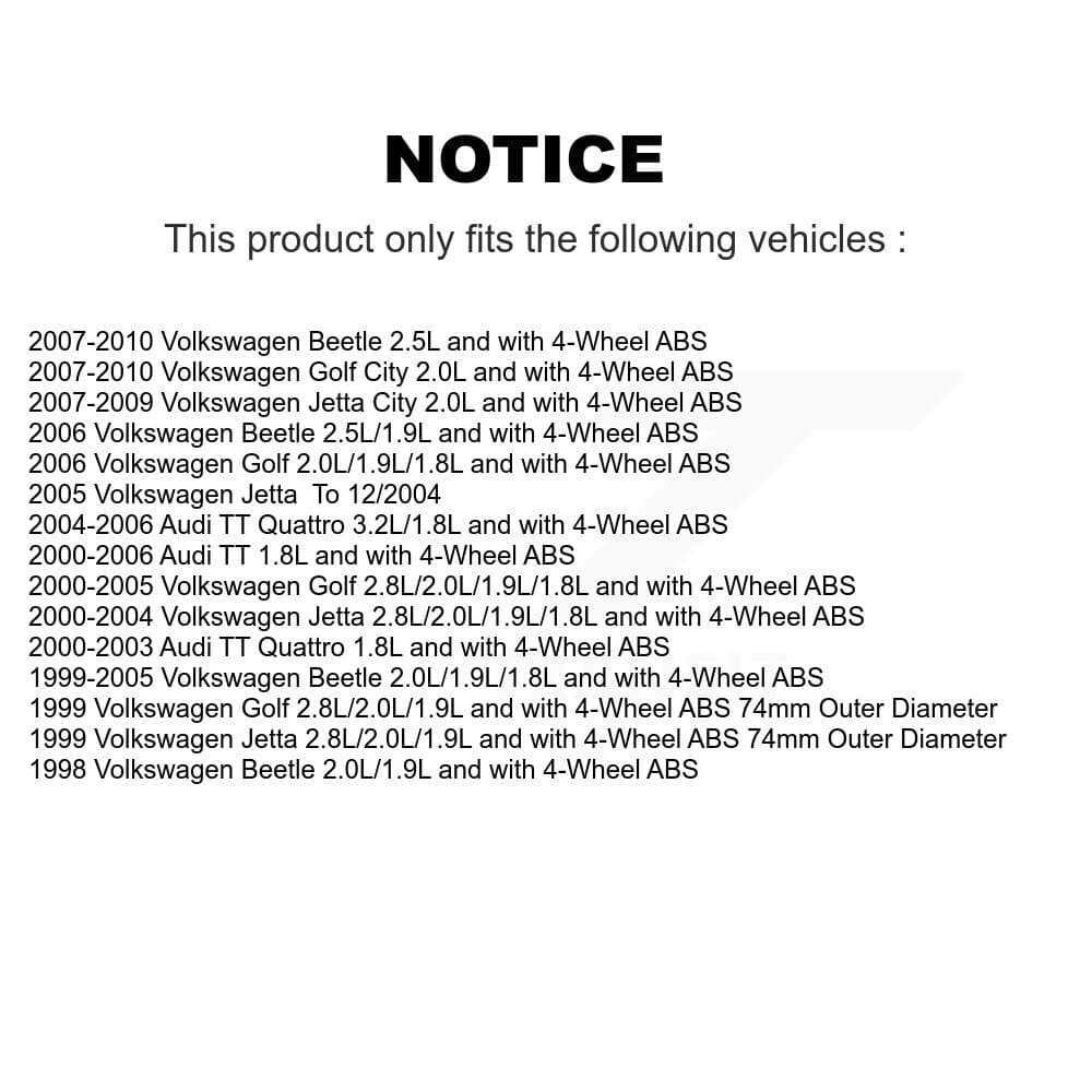 Kugel - K7S-102656 - Front Wheel Bearing Kits image 10