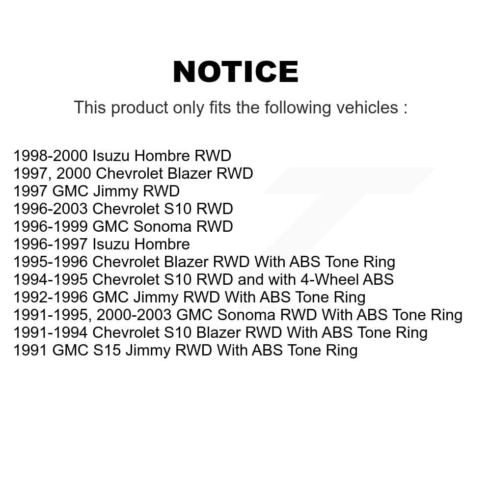 CMX - K8-100010 - Front Disc Brake Rotor and Hub Assembly Kits image 13