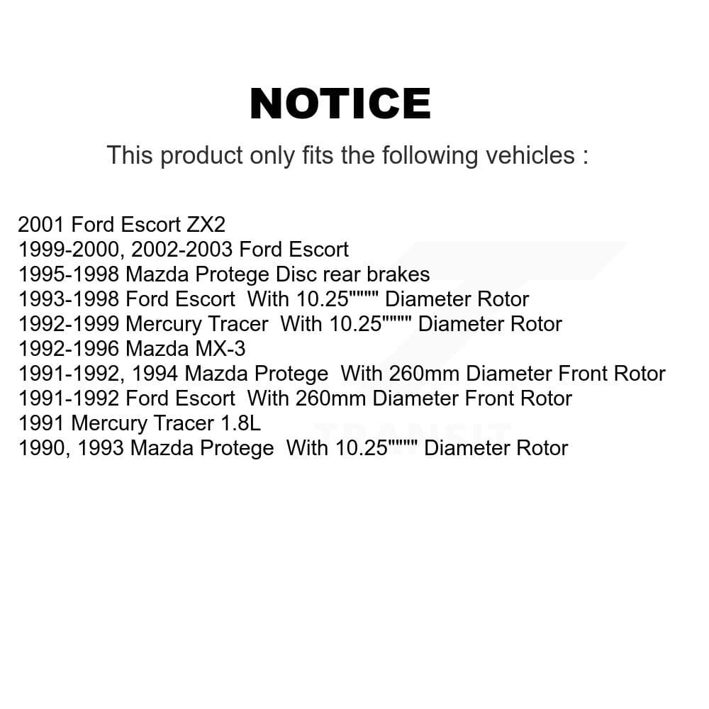 CMX - K8-100132 - Front Disc Brake Rotor Kits image 13