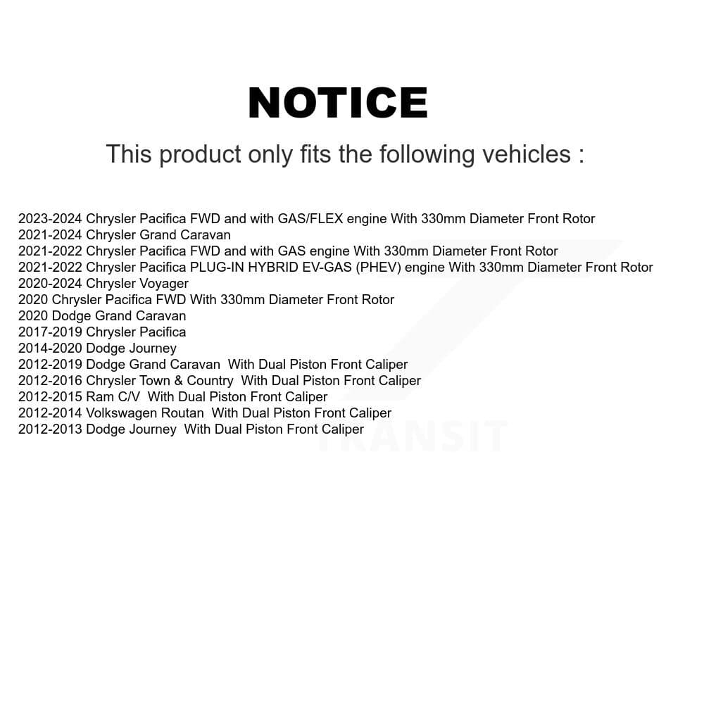 CMX - K8-100250 - Front Disc Brake Rotor Kits image 13