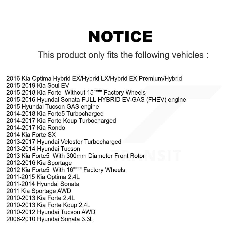 CMX - K8-100419 - Front Disc Brake Rotor Kits image 13
