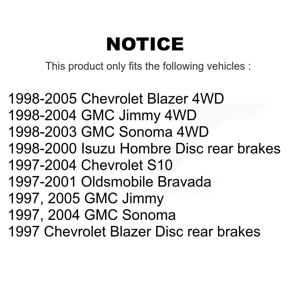 CMX - K8-100570 - Rear Disc Brake Rotor Kits image 13