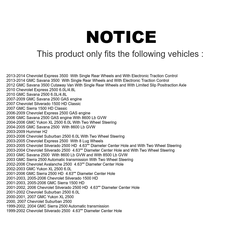 CMX - K8-100573 - Rear Disc Brake Rotor Kits image 13