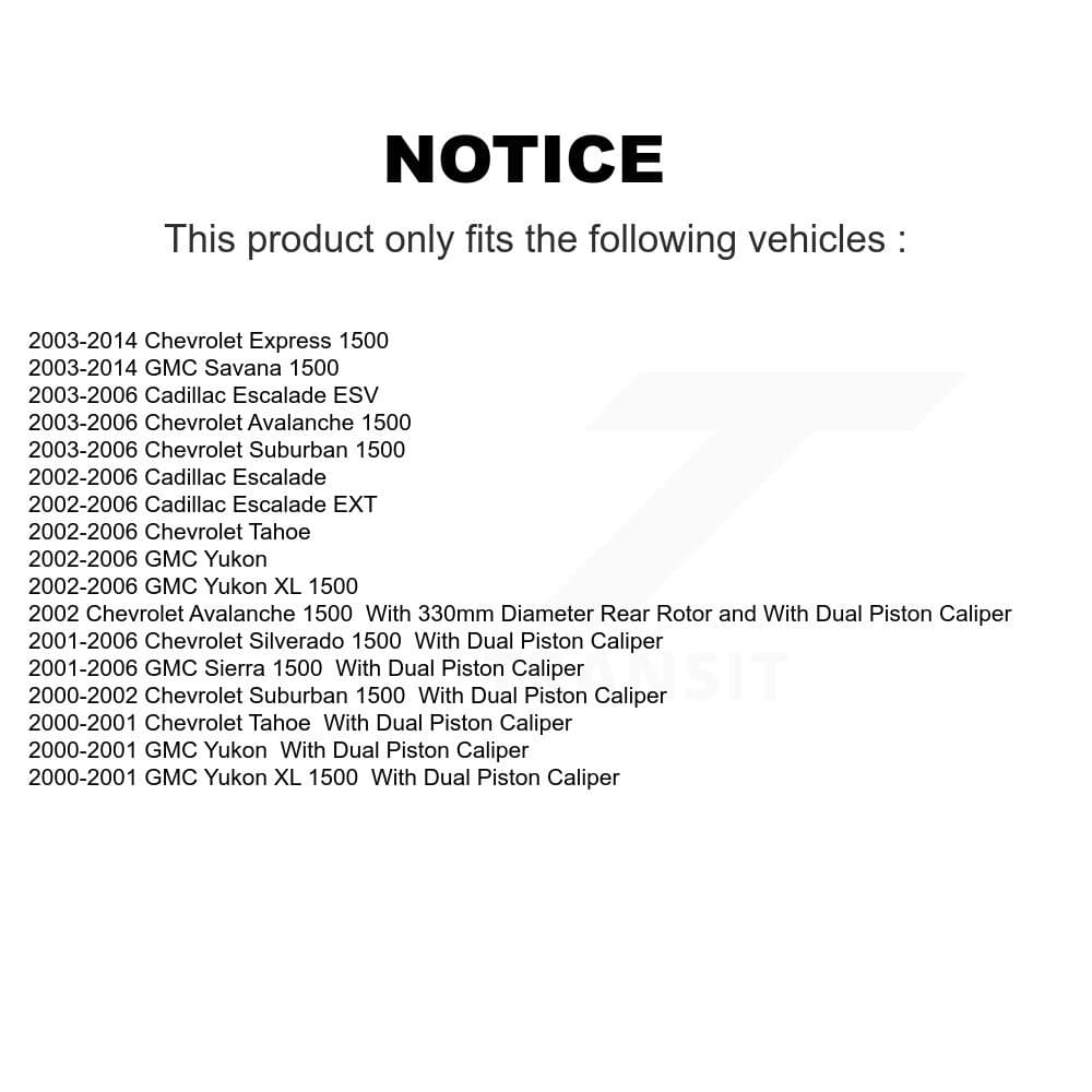 CMX - K8-100575 - Rear Disc Brake Rotor Kits image 13
