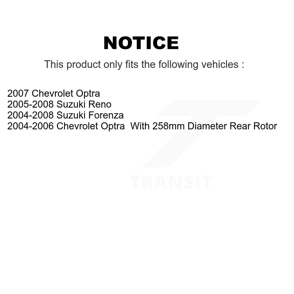 CMX - K8-100596 - Rear Disc Brake Rotor Kits image 13