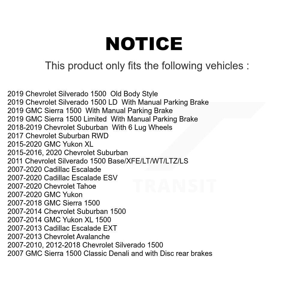 CMX - K8-100597 - Rear Disc Brake Rotor Kits image 13