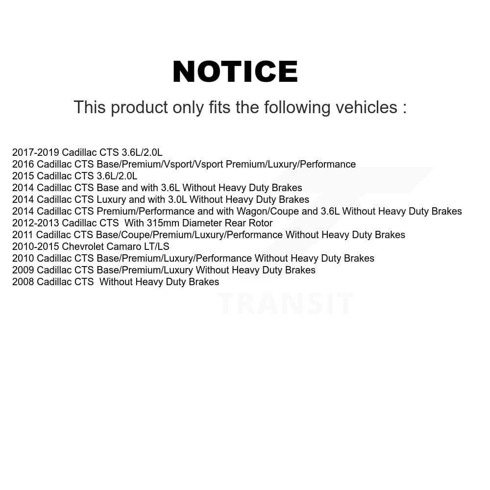 CMX - K8-100609 - Rear Disc Brake Rotor Kits image 13