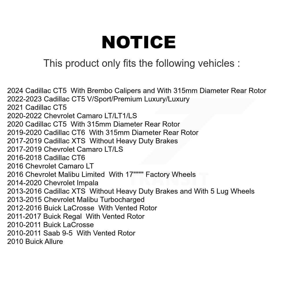 CMX - K8-100614 - Rear Disc Brake Rotor Kits image 13