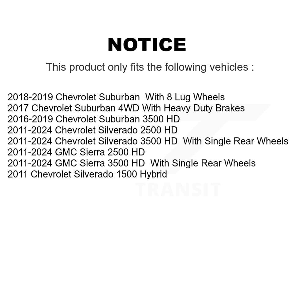 CMX - K8-100616 - Rear Disc Brake Rotor Kits image 13
