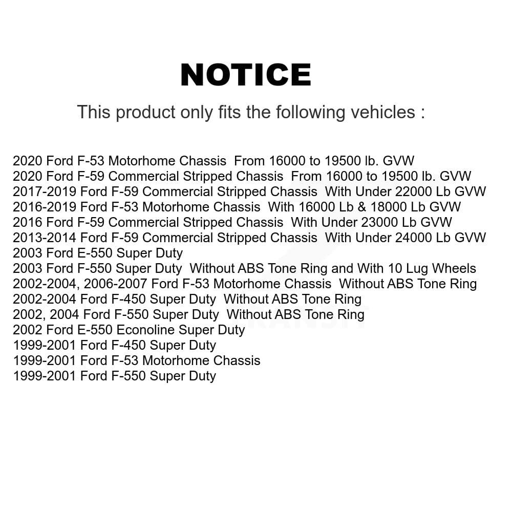 CMX - K8-100635 - Rear Disc Brake Rotor Kits image 13