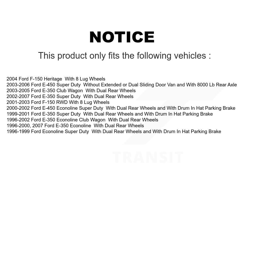 CMX - K8-100639 - Rear Disc Brake Rotor Kits image 13