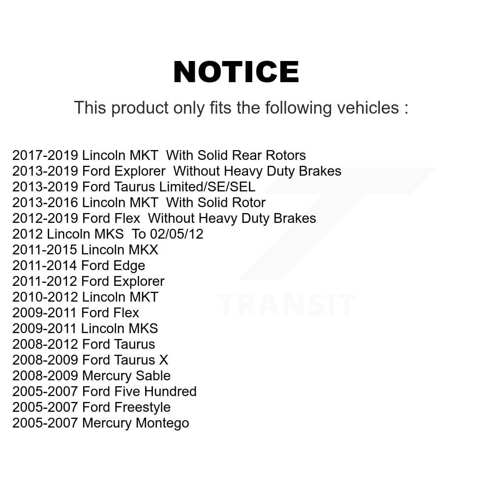 CMX - K8-100664 - Rear Disc Brake Rotor Kits image 13