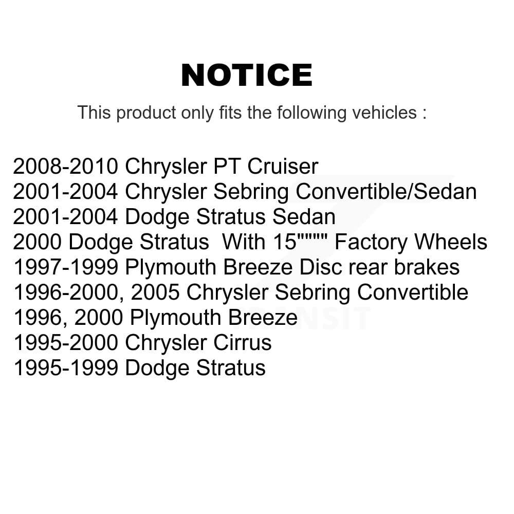 CMX - K8-100681 - Rear Disc Brake Rotor Kits image 13
