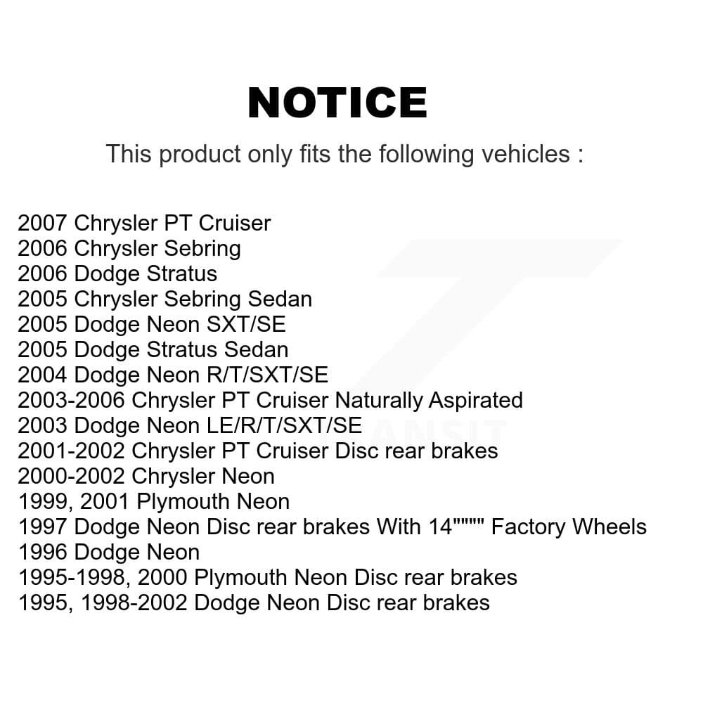 CMX - K8-100682 - Rear Disc Brake Rotor Kits image 13