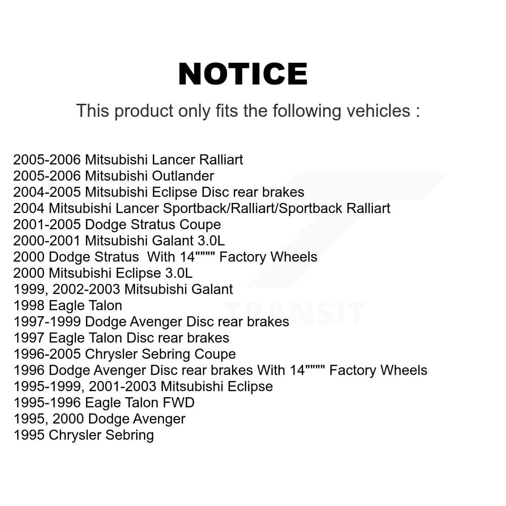 CMX - K8-100683 - Rear Disc Brake Rotor Kits image 13