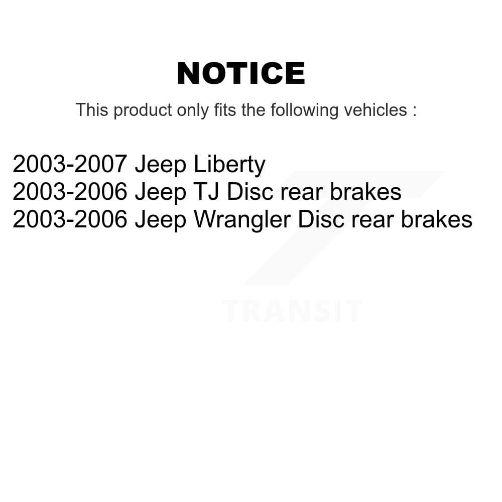 CMX - K8-100688 - Rear Disc Brake Rotor Kits image 13