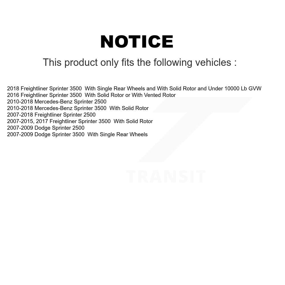 CMX - K8-100706 - Rear Disc Brake Rotor Kits image 13