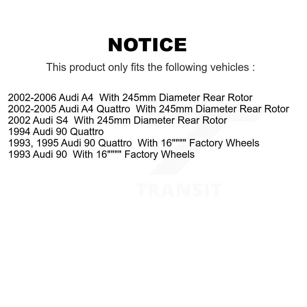 CMX - K8-100732 - Rear Disc Brake Rotor Kits image 13