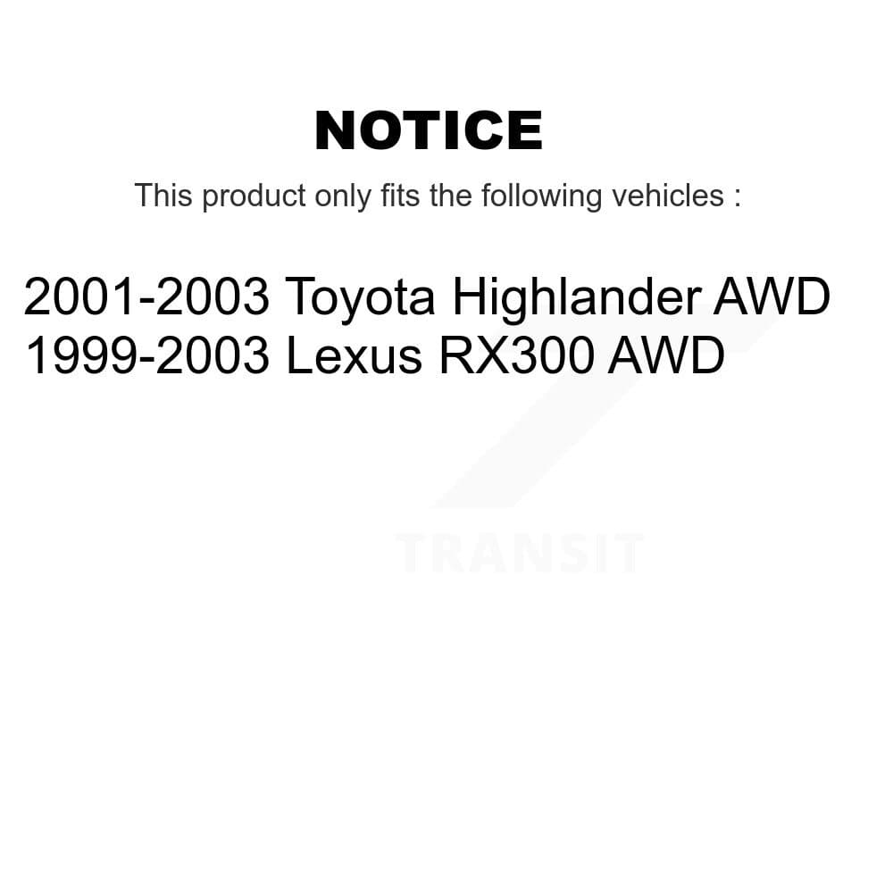 CMX - K8-100751 - Rear Disc Brake Rotor Kits image 13