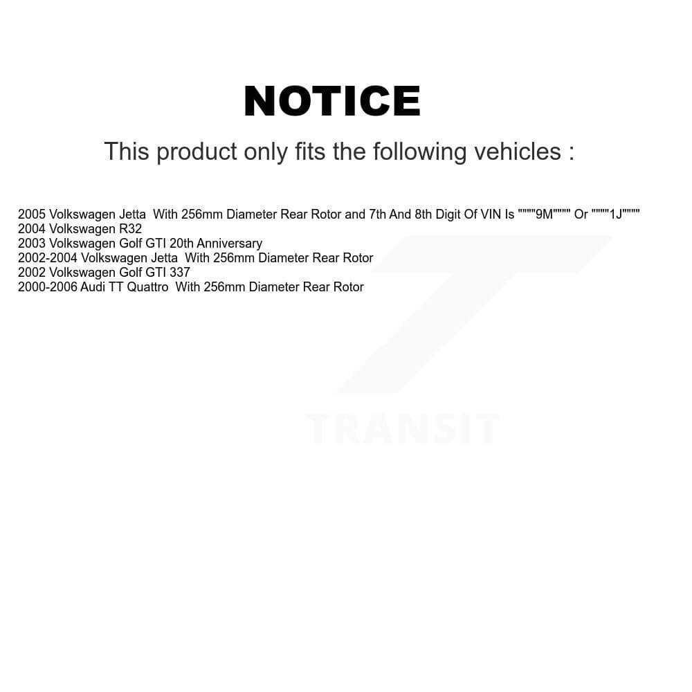 CMX - K8-100784 - Rear Disc Brake Rotor Kits image 13