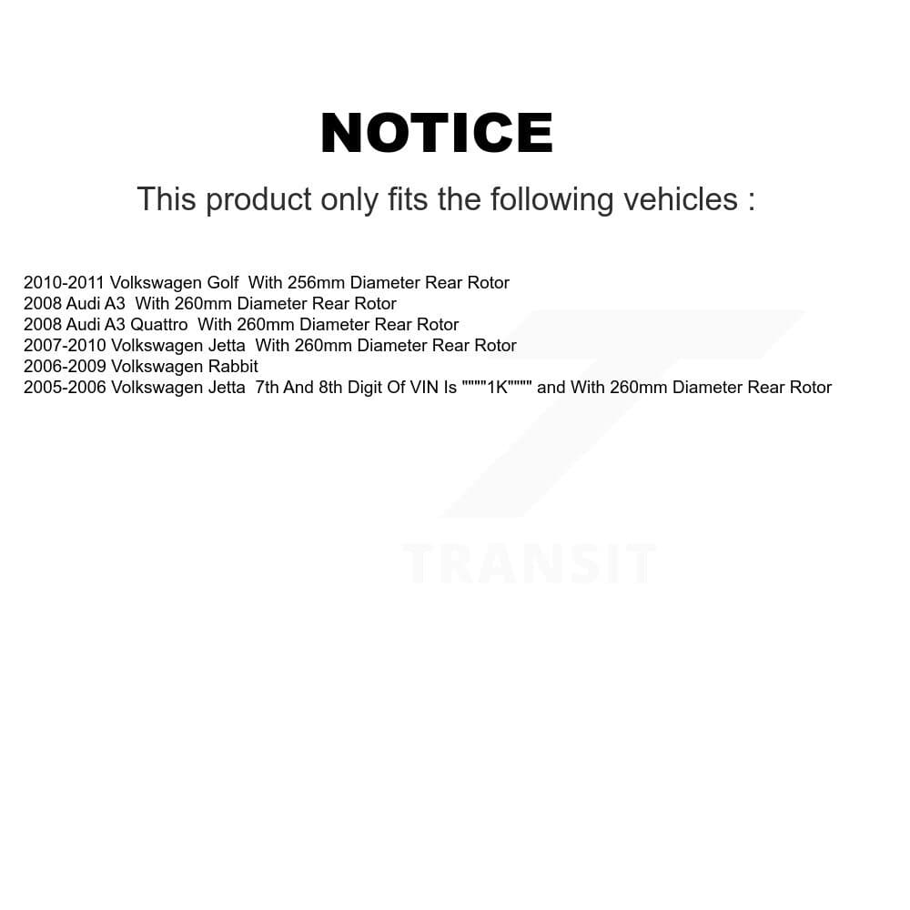 CMX - K8-100833 - Rear Disc Brake Rotor Kits image 13