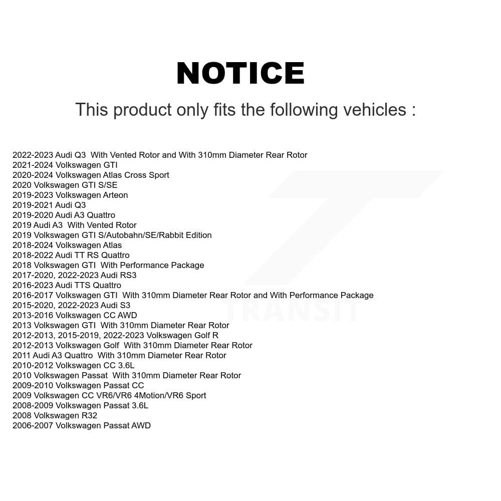 CMX - K8-100865 - Rear Disc Brake Rotor Kits image 13