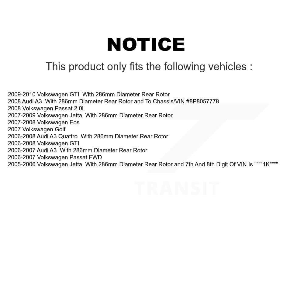 CMX - K8-100885 - Rear Disc Brake Rotor Kits image 13
